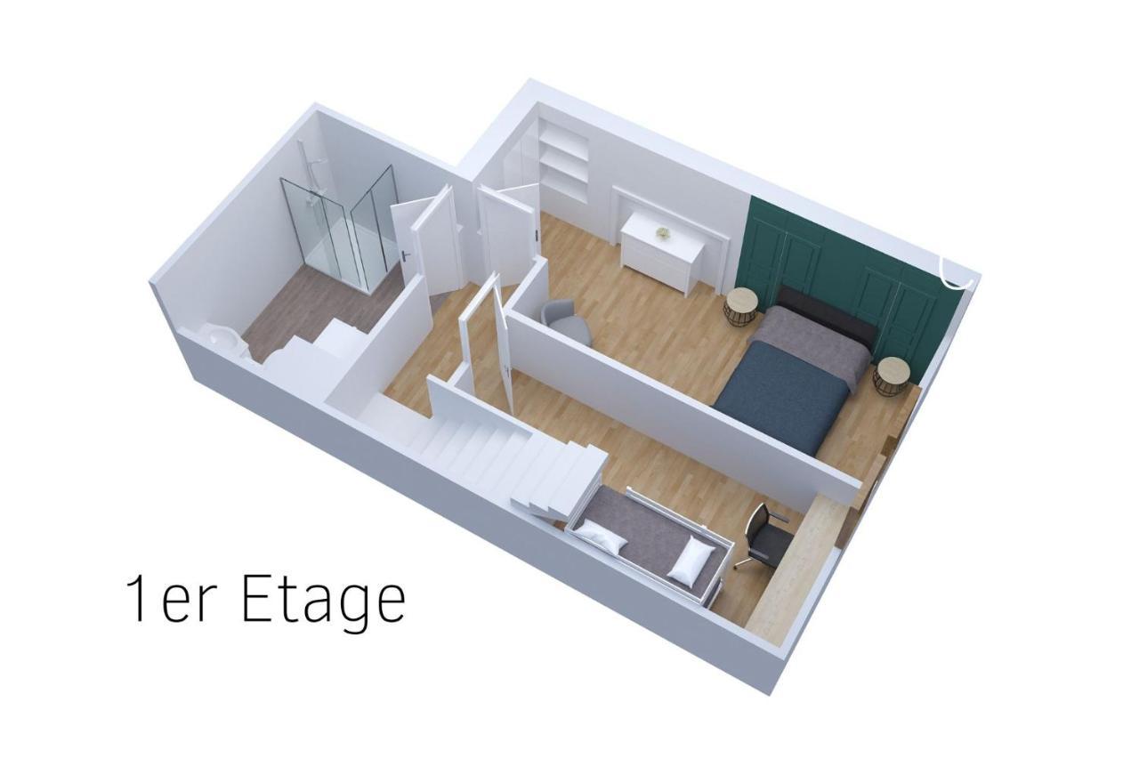 Le Double Pirou # 2 Appartements # Halte Auvergne Thiers Buitenkant foto