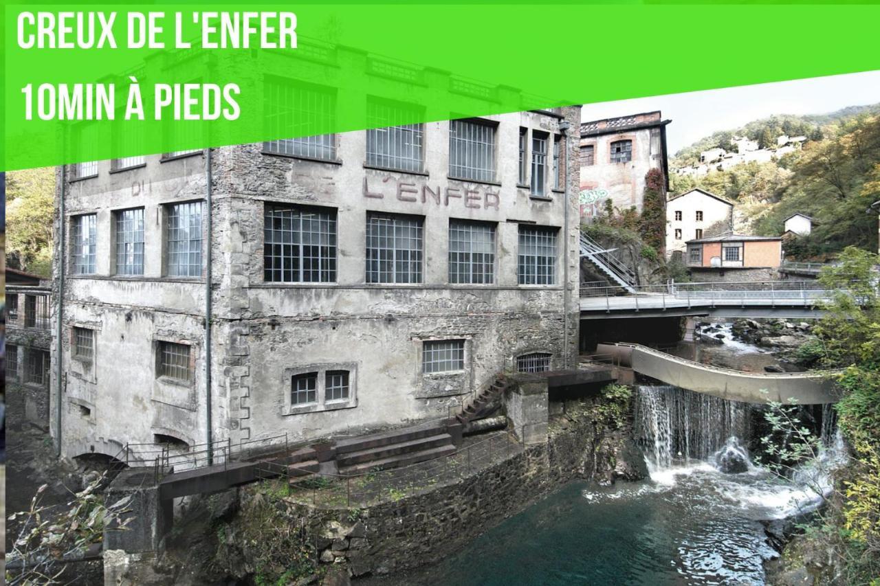 Le Double Pirou # 2 Appartements # Halte Auvergne Thiers Buitenkant foto